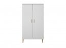 Armoire 2 portes DREAM Blanc/Chêne - 2