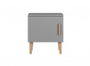 Chevet 1 porte DREAM Gris - 2