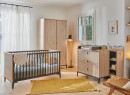 Chambre bébé complète ELLIOT Ardoise/Chêne - 1