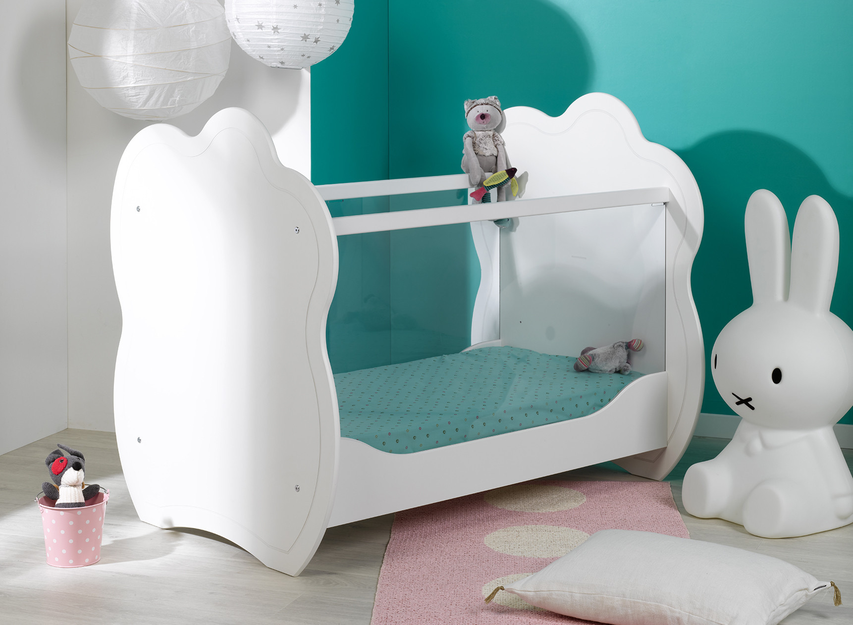 Lit Bebe Plexiglas Cloud Original Design Et Ecoresponsable