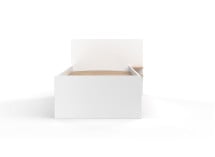 Lit enfant 90x200 ALBI Blanc/Chêne - 4