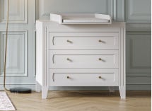 Commode et plan à langer MILENNE Blanc - 1