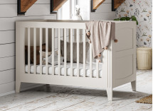 Lit bébé MILENNE Gris