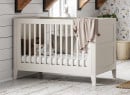 Chambre bébé Duo MILENNE – Blanc lit bébé à barreaux
