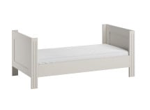 Lit évolué MILENNE Blanc sur fond blanc
