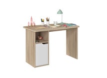 Bureau SALTO Chêne sur fond blanc