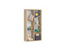 Bibliothèque SALTO Chêne sur fond blanc