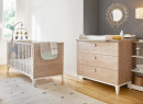 Chambre bébé duo ELLIOT - Blanc/Chêne