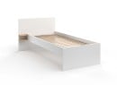 Lit gigogne 90x200 ALBI Blanc/Chêne - 6