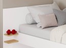 Lit enfant 90x190 ALBI Blanc/Chêne - 2