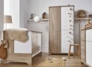 Lit bébé évolutif 70x140 cm SALTO Blanc/Chêne - 2