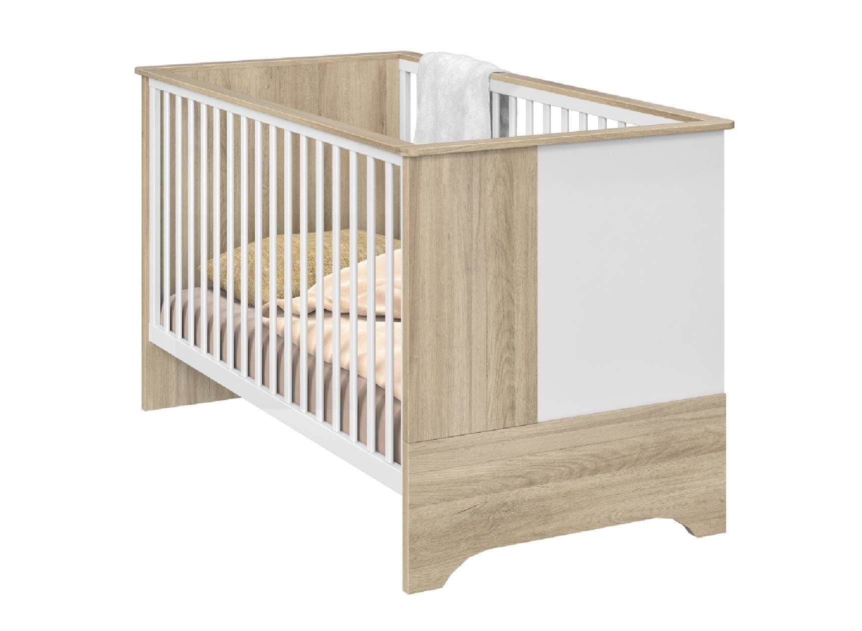 Lit bébé évolutif 70x140 SALTO : un lit bébé en bois design