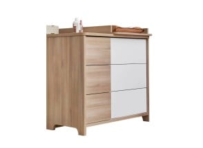 SALTO changing top for chest of drawers - Oak