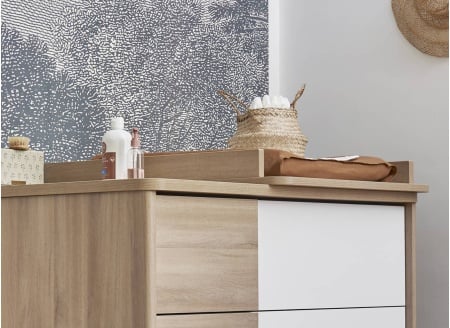 Plan à langer pour commode Chêne SALTO - 2