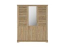 Armoire 3 portes  BALYSS Châtaignier blanchi - 3