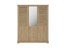 Armoire 3 portes  BALYSS Châtaignier blanchi - 3