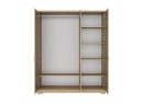 Armoire 3 portes  BALYSS Châtaignier blanchi - 4