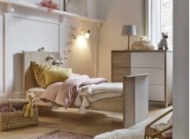 Commode 3 tiroirs SALTO Blanc/Chêne - 3