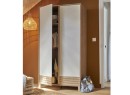 Armoire 2 portes NINO Chêne/Blanc