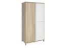 Armoire 3 portes SALTO  Blanc/Chêne