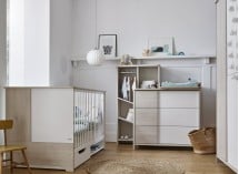 Chambre bébé complète SALTO - Blanc/Pin