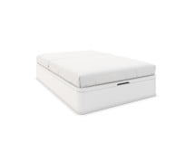 Lit coffre 140 x 200 cm BASTIA Blanc - 2