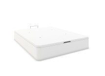 Lit coffre 160 x 200 cm BASTIA Blanc - 3
