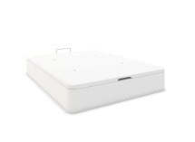 Lit coffre 160 x 200 cm BASTIA Blanc - 3