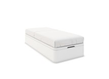 Lit coffre 90 x 200 cm BASTIA Blanc - 1