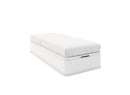 Lit coffre 90 x 200 cm BASTIA Blanc - 1