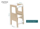 Tour d'observation Montessori NATEO Blanc/Bouleau-5