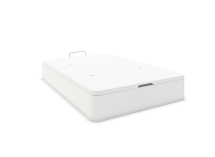 Lit coffre 140 x 200 cm BASTIA Blanc - 3