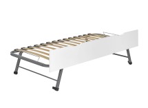 Tiroir gigogne 90x190 Blanc - 2