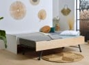 Lit gigogne banquette 90x190 Pin massif HOYA  Blanc - 2