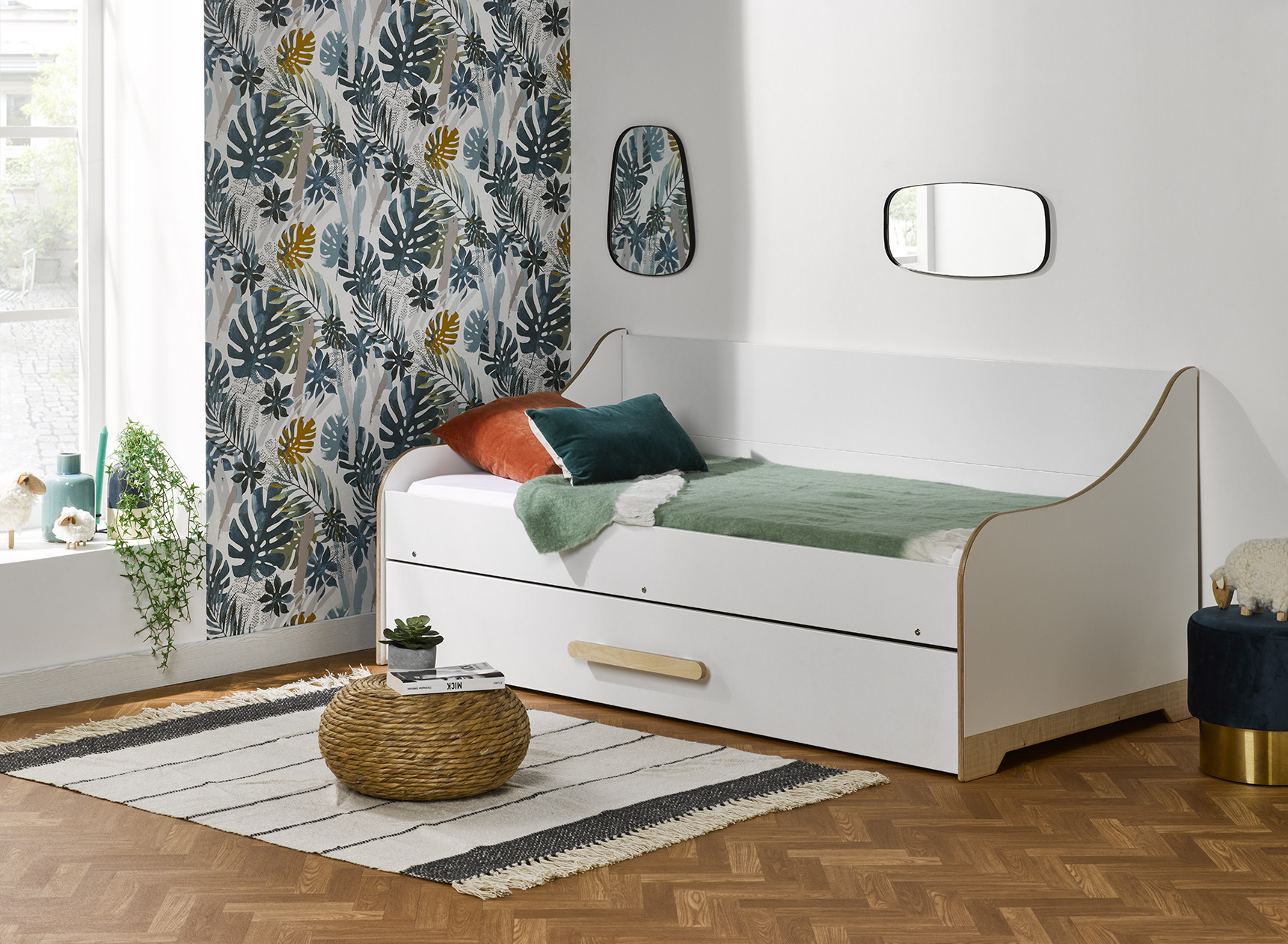Lit gigogne banquette 90x190 EDEN Nateo Concept - 1