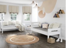 Lit superposé 3 places 90x190 ANGEL Blanc - séparés