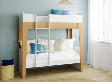 Lit superposé séparable 90x190 NOE - Blanc