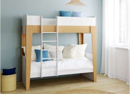 Lit superposé séparable 90x190 NOE - Blanc