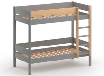 Lit superposé en pin massif 90x190 HOYA - Gris 4