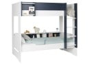 Lit superposé avec rangement 90x190 MANLY - Bleu 3