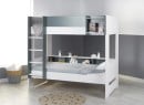 Lit superposé avec rangement 90x190 MANLY - Vert 2