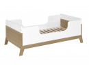 Lit bébé évolutif EKKO – Blanc/Chêne Nateo Concept - 9