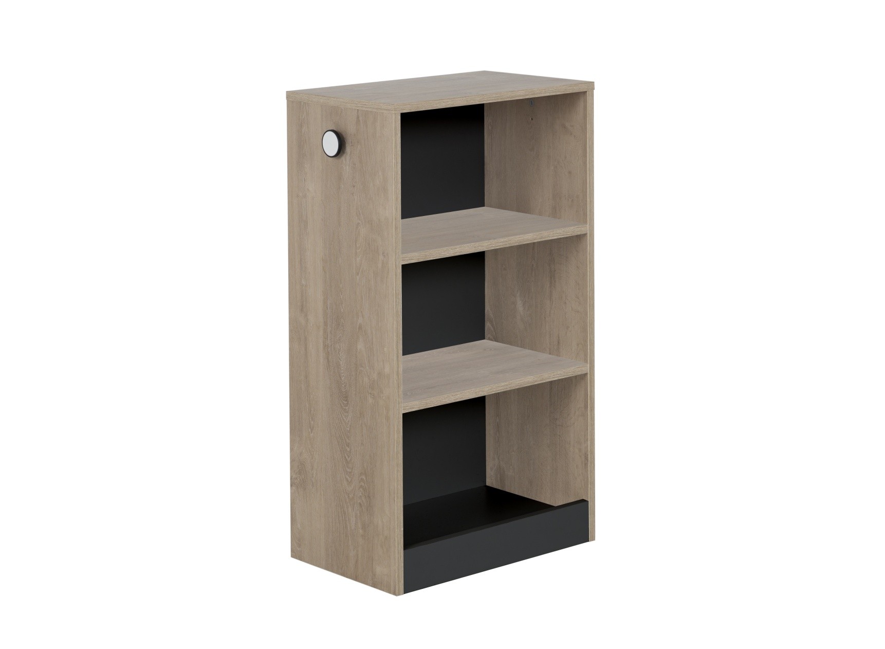 Petite bibliothèque mobile ELLIOT Ardoise - fond blanc