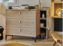 Bibliothèque mobile ELLIOT Ardoise - fond ambiance