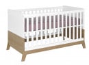 Lit bébé évolutif EKKO – Blanc/Chêne Nateo Concept - 5