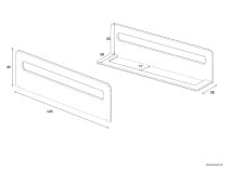 Barrière de lit 120cm BRISBANE Nateo Concept - dimensions