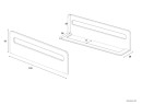 Barrière de lit 120cm BRISBANE Nateo Concept - dimensions