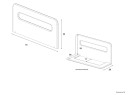 Barrière de lit 70cm BRISBANE Nateo Concept - dimensions