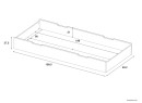 Tiroir de lit 90x200 BRISBANE Nateo Concept - dimensions