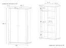Armoire 2 portes CALTON Nateo Concept - dimensions